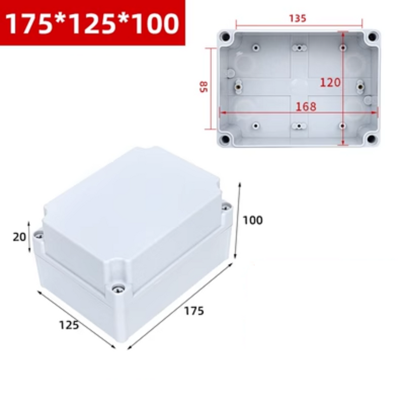 Cargue la imagen en el visor de la galería, IP67 Waterproof indoor &amp; outdoor Various Size ABS Plastic DIY Junction Box Enclosure Box - Polar Tech Australia
