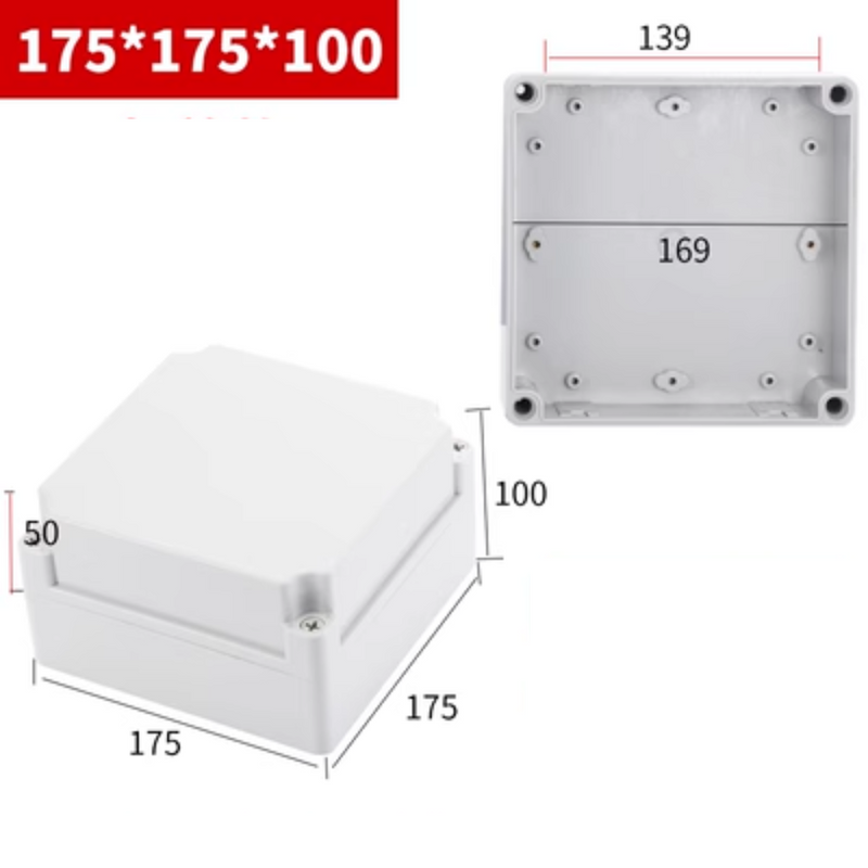 Cargue la imagen en el visor de la galería, IP67 Waterproof indoor &amp; outdoor Various Size ABS Plastic DIY Junction Box Enclosure Box - Polar Tech Australia
