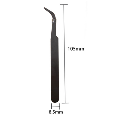 [Curved Tip] Metal DIY Tweezers - Polar Tech Australia