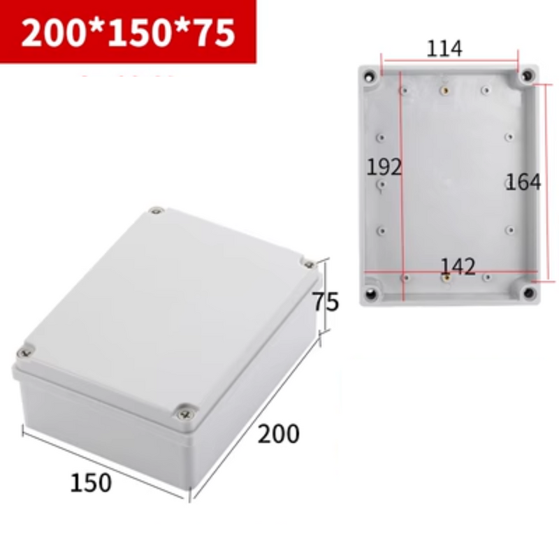 Load image into Gallery viewer, IP67 Waterproof indoor &amp; outdoor Various Size ABS Plastic DIY Junction Box Enclosure Box - Polar Tech Australia
