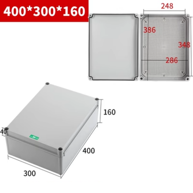 Cargue la imagen en el visor de la galería, IP67 Waterproof indoor &amp; outdoor ABS Plastic Electrical Junction Box Enclosure Box - Polar Tech Australia
