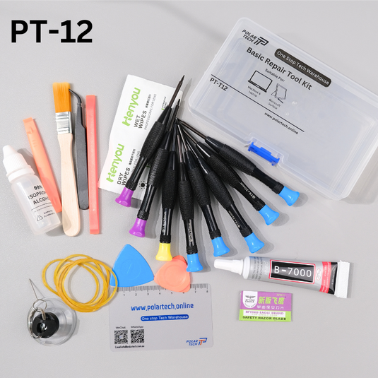 [PT-T12][27 in 1] Polar Tech Phone Repair Toolkit Screwdriver Basic Kit Set For Laptop MacBook & Surface Tablet - Polar Tech Australia