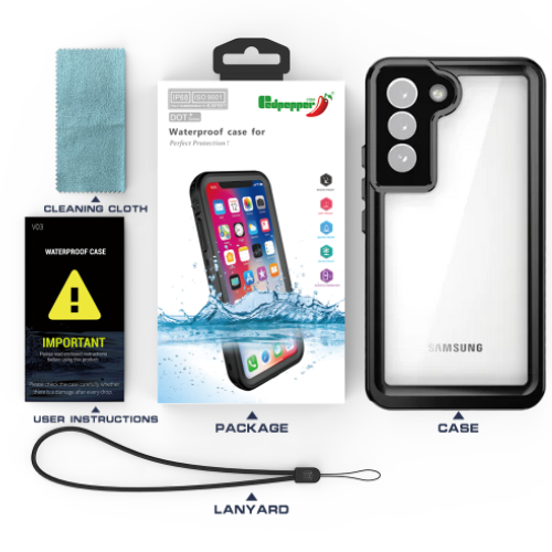 Samsung Galaxy S23 FE Redpepper Waterproof Heavy Duty Tough Armor Case - Polar Tech Australia