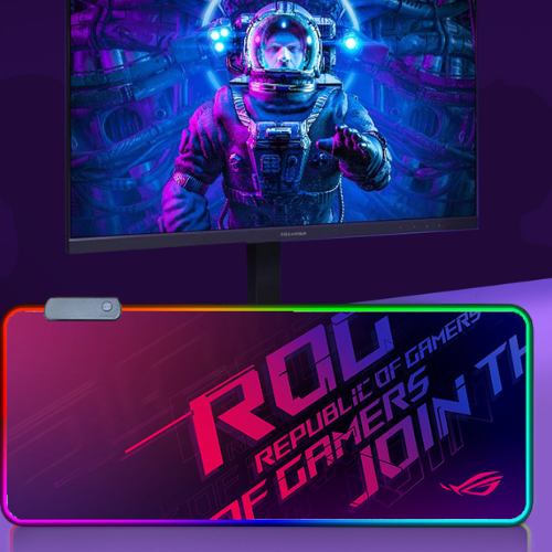 Cargue la imagen en el visor de la galería, [40x90cm] Large Size RGB Light Effect Cool Gaming Keyboard Mouse Desktop Pad - Polar Tech Australia
