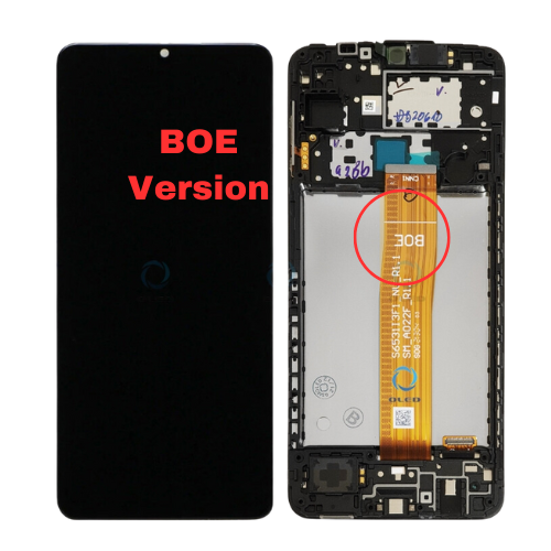 [SAMSUNG SERVICE PACK] Samsung Galaxy A12 (SM-A125) LCD Touch Digitizer Screen Assembly With Frame