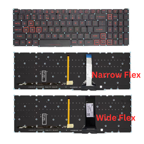 Chargez l&#39;image dans la visionneuse de la galerie, Acer Nitro 5 AN515-56-58H8 N20C1 Replacement Keyboard US Layout - Polar Tech Australia
