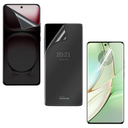 Chargez l&#39;image dans la visionneuse de la galerie, [TPU Hydrogel] Motorola Moto Edge 50 Fusion / 50 Pro / 50 Ultra - Film de protection d&#39;écran en TPU souple entièrement couvert
