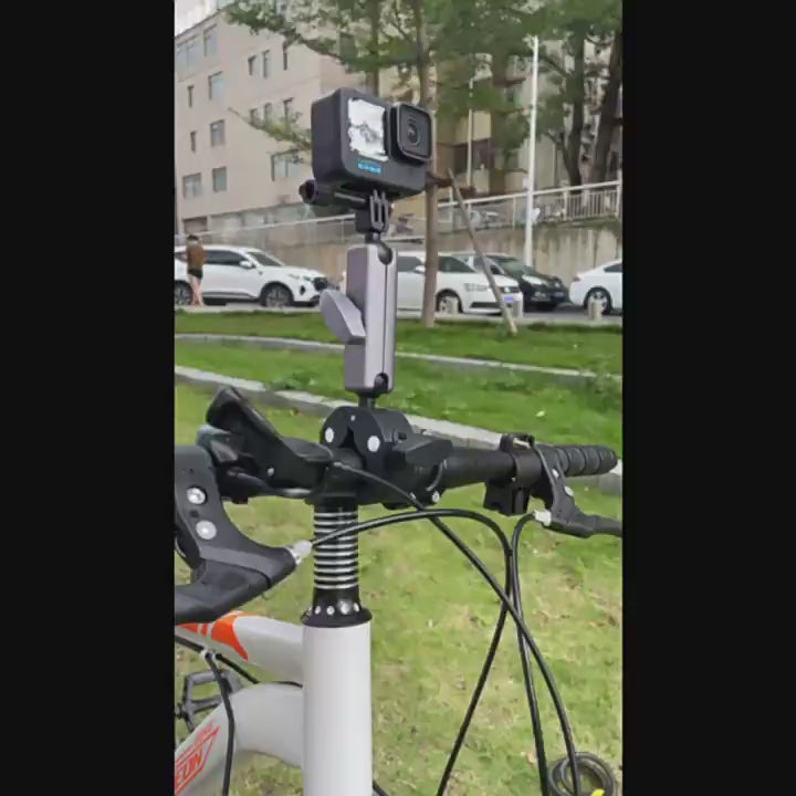 Cargar y reproducir video en Gallery Viewer, GoPro Accessories | Action Camera Mount | Insta360 X3 Bicycle &amp; Motorcycle Handlebar Mount
