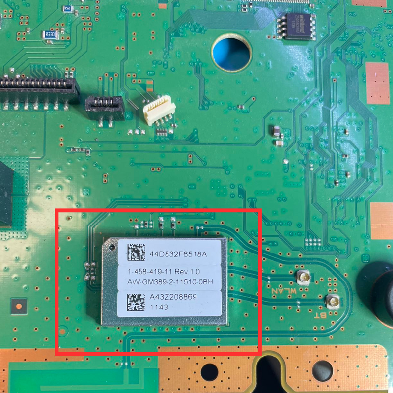 Cargue la imagen en el visor de la galería, [AW-GM389-2-11510-0BH]  Sony PlayStation PS3 Slim Wireless Bluetooth Module Chip WiFi Module
