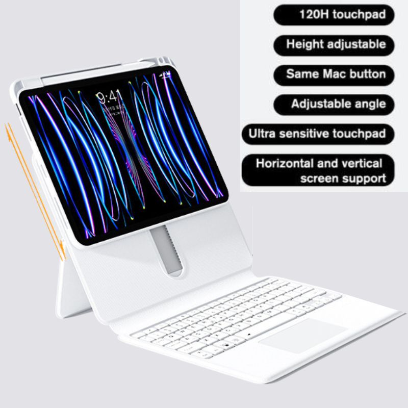 Load image into Gallery viewer, Apple iPad Air 3/iPad Pro 2 10.5&quot; &amp; iPad 7th/8th/9th 10.2&quot; - Magic 360 Rotation Detachable Smart Wireless Trackpad Keyboard Flip Case - Polar Tech Australia
