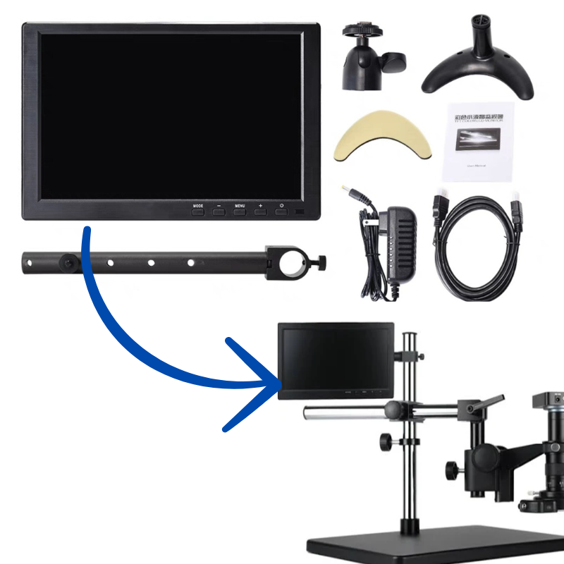 Cargue la imagen en el visor de la galería, Universal 10.1/11.6/13.3 Inch HD FHD LCD Display Screen monitor For Microscope
