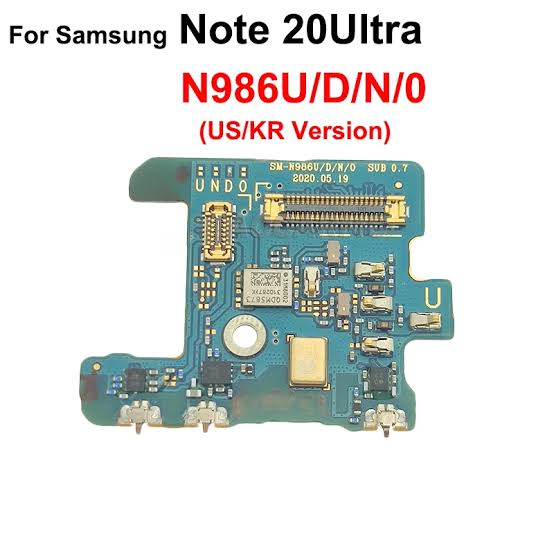 Cargue la imagen en el visor de la galería, Samsung Galaxy Note 20 Ultra (SM-N985F/ SM-N986B) Placa secundaria de micrófono y antena de señal
