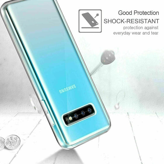 Motorola Moto E6i - AirPillow Cushion Transparent Soft Clear TPU Protective Case