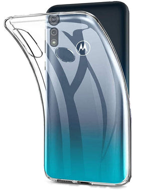 Motorola Moto E6i - AirPillow Cushion Transparent Soft Clear TPU Protective Case