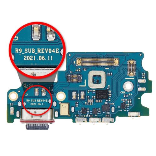 Samsung Galaxy S21 FE 5G (SM-G990) Charging Port/Sim Reader/Mic Sub Board - Polar Tech Australia