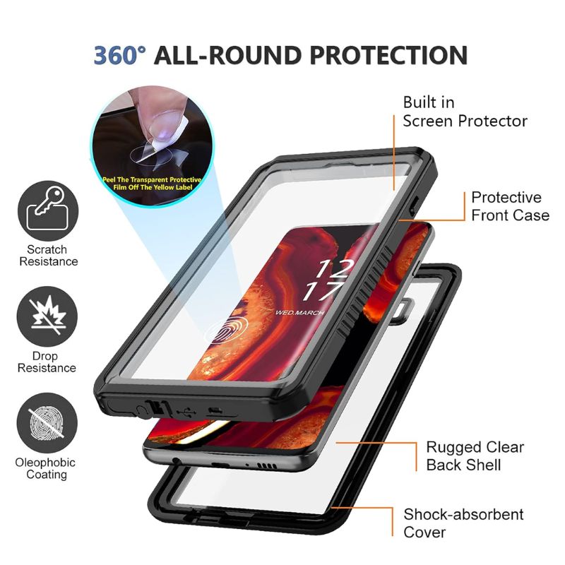 Load image into Gallery viewer, [FS Series] Samsung Galaxy S10 &amp; S10 Plus - Redpepper Full Covered Waterproof Heavy Duty Tough Armor Case
