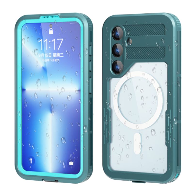 Chargez l&#39;image dans la visionneuse de la galerie, [Magsafe Compatible] [Mars Series] Samsung Galaxy S24 / Galaxy S24 Plus - Shellbox Full Covered Waterproof Heavy Duty Tough Armor Case
