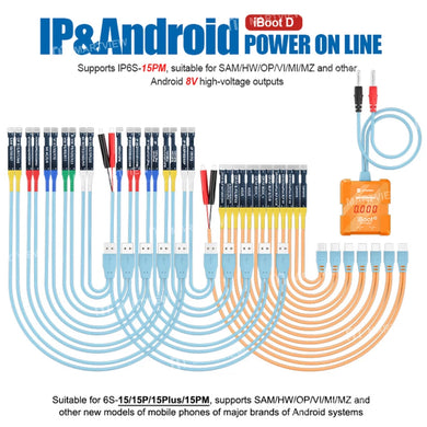 [iBoot D] Sunshine iBoot High Voltage iPhone & Android Repair Power Intelligent Anti-burn Power-on Power Cord Battery Boot Function Test Cable - Polar Tech Australia