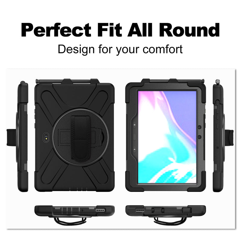 Cargue la imagen en el visor de la galería, Samsung Galaxy Tab Active Pro 10.1&quot; 2019 (T540/T545) Heavy Duty 360 Degree Rotate Stand Hand Strap Case - Polar Tech Australia
