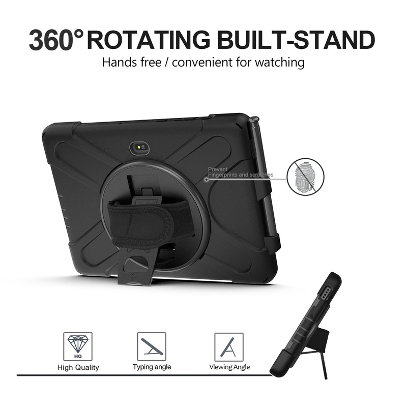 Cargue la imagen en el visor de la galería, Samsung Galaxy Tab Active Pro 10.1&quot; 2019 (T540/T545) Heavy Duty 360 Degree Rotate Stand Hand Strap Case - Polar Tech Australia
