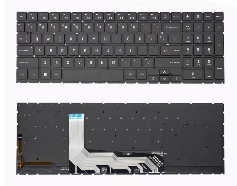 Chargez l&#39;image dans la visionneuse de la galerie, HP Omen 15-EK 15-EK0020CA 15-EN 15-EN1013DX Keyboard US layout - Polar Tech Australia
