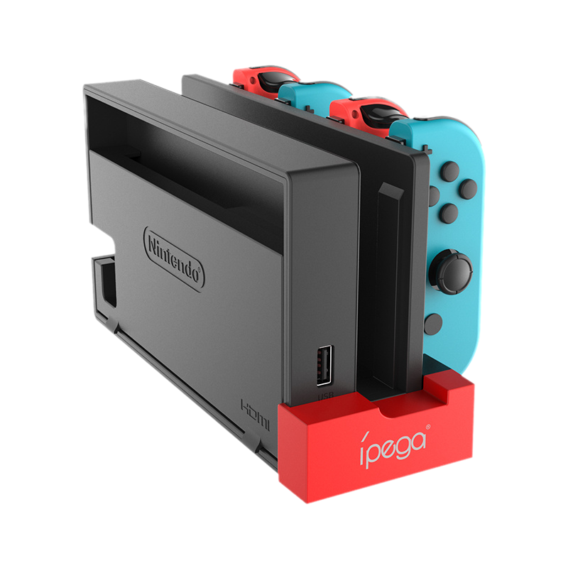 Cargue la imagen en el visor de la galería, Nintendo Switch USB 2.0 Joy-Con Charger Base with 4 Joy-Con Charging Slots and Indicator Light - Polar Tech Australia
