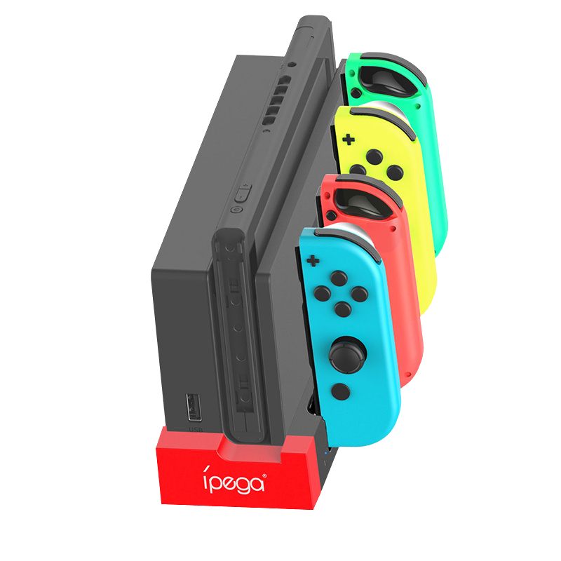 Cargue la imagen en el visor de la galería, Nintendo Switch USB 2.0 Joy-Con Charger Base with 4 Joy-Con Charging Slots and Indicator Light - Polar Tech Australia
