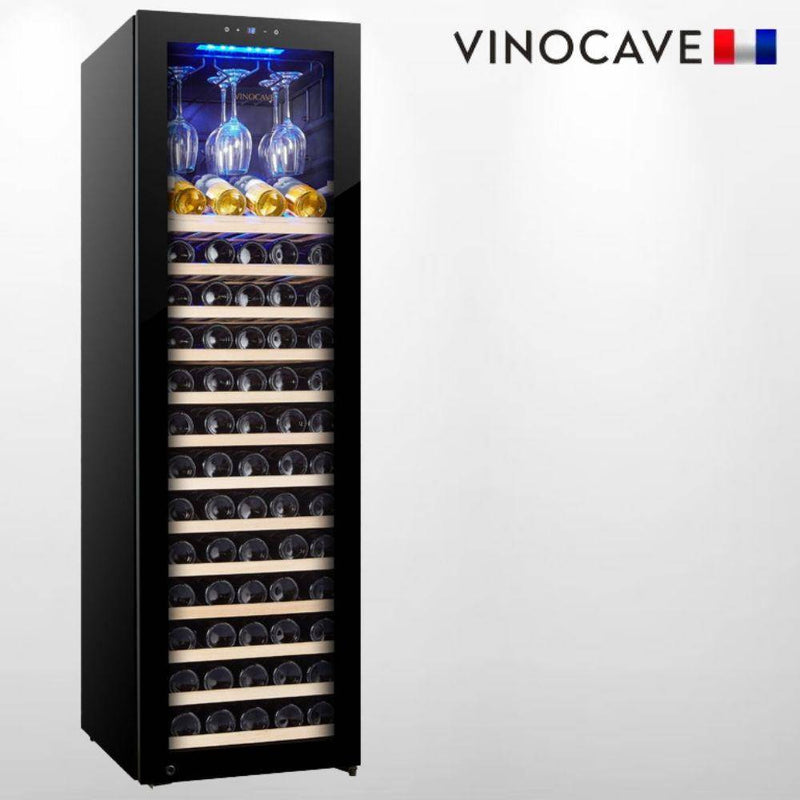 Load image into Gallery viewer, [108 Bottle][CWC-280A] Vinocave Stainless Steel Freestanding Wine Refrigerator Drink Bar Cooler Fridge - Polar Tech Australia
