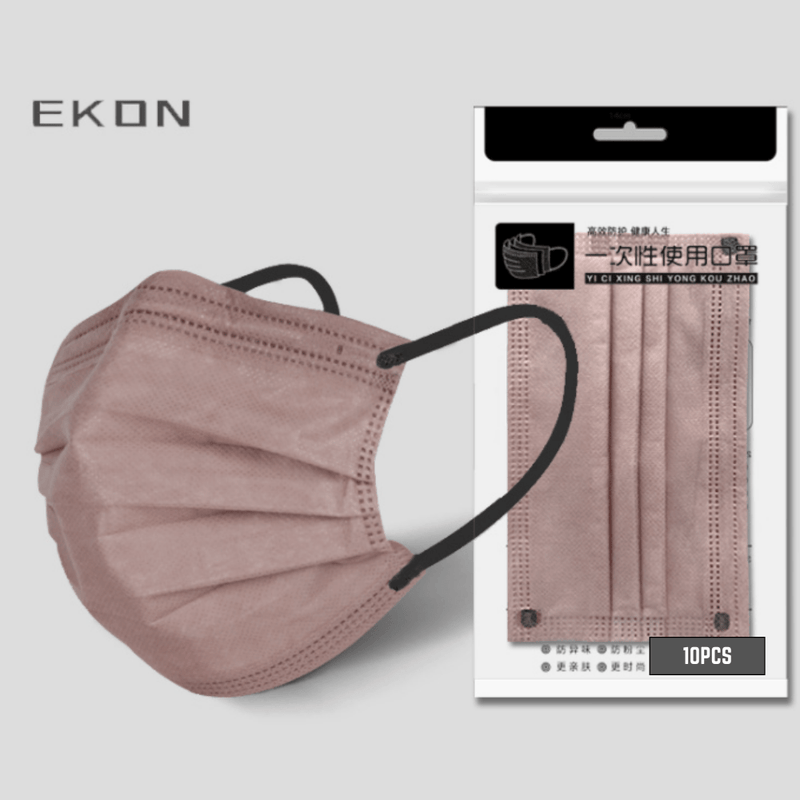 Chargez l&#39;image dans la visionneuse de la galerie, [10PCS] EKON Morandi 4 Ply Layer Strong Protection Fashion Skin-Friendly Face Masks - Polar Tech Australia
