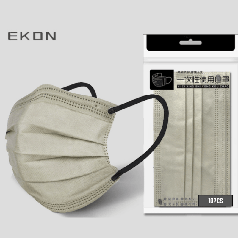 Chargez l&#39;image dans la visionneuse de la galerie, [10PCS] EKON Morandi 4 Ply Layer Strong Protection Fashion Skin-Friendly Face Masks - Polar Tech Australia
