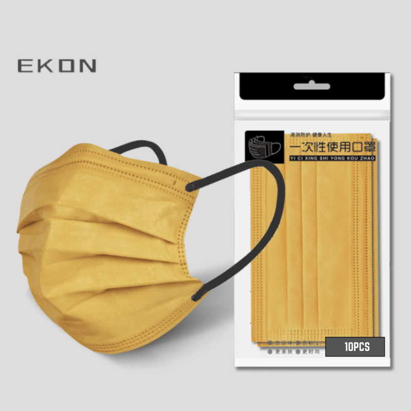 Chargez l&#39;image dans la visionneuse de la galerie, [10PCS] EKON Morandi 4 Ply Layer Strong Protection Fashion Skin-Friendly Face Masks - Polar Tech Australia
