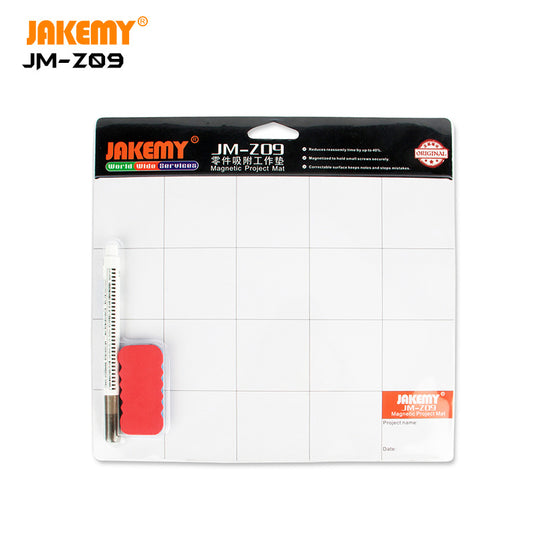 [JM-Z09][25cm x 20cm] Jakemy Magnet Magnetic Screw Memory Project Mat Phone Repair Working Pad - Polar Tech Australia