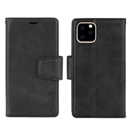 [2 in 1 Magnetic Detachable] Apple iPhone 14/14 Plus/14 Pro/14 Pro Max Hanman Flip Wallet Leather Case - Polar Tech Australia