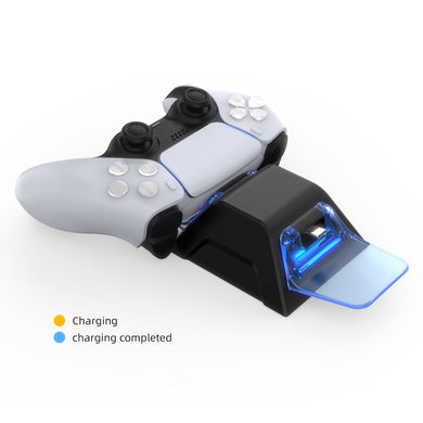 PS5 Controller Type-C USB Dual Charging Dock Station with USB Cable - Polar Tech Australia