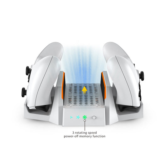 Xbox Series S - Cooling Fan Charging  Vertical Stand Dual Controller Charging Base - Polar Tech Australia