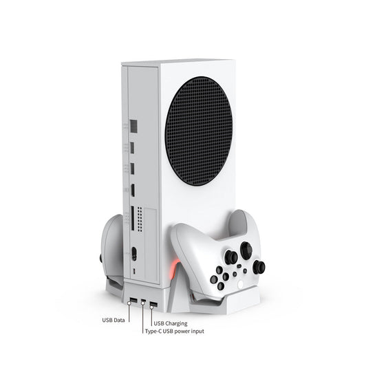 Xbox Series S - Cooling Fan Charging  Vertical Stand Dual Controller Charging Base - Polar Tech Australia