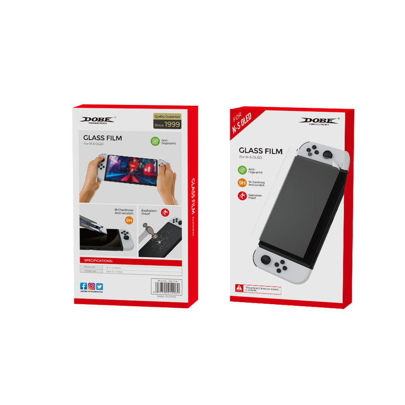 Load image into Gallery viewer, Nintendo Switch OLED 2Pcs Anti-fingerprint Film 9H Tempered Glass Screen Protector - Polar Tech Australia
