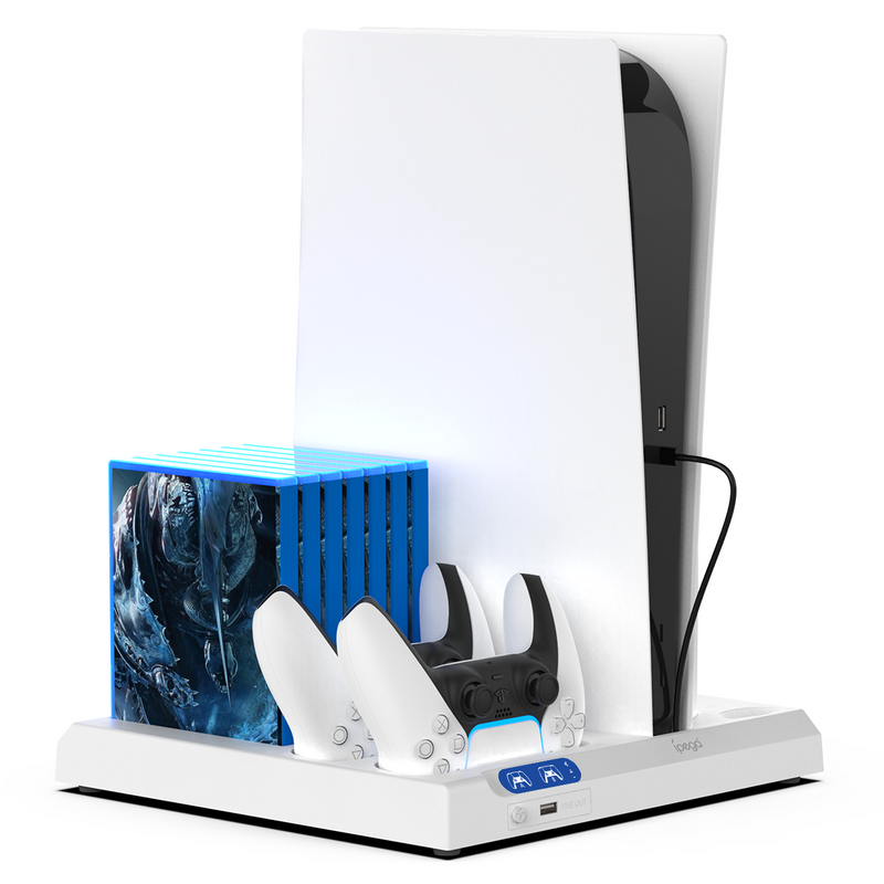 Load image into Gallery viewer, Sony PlayStation P5 Slim &amp; P5 - Multi Functional Dock Station Holder - Polar Tech Australia
