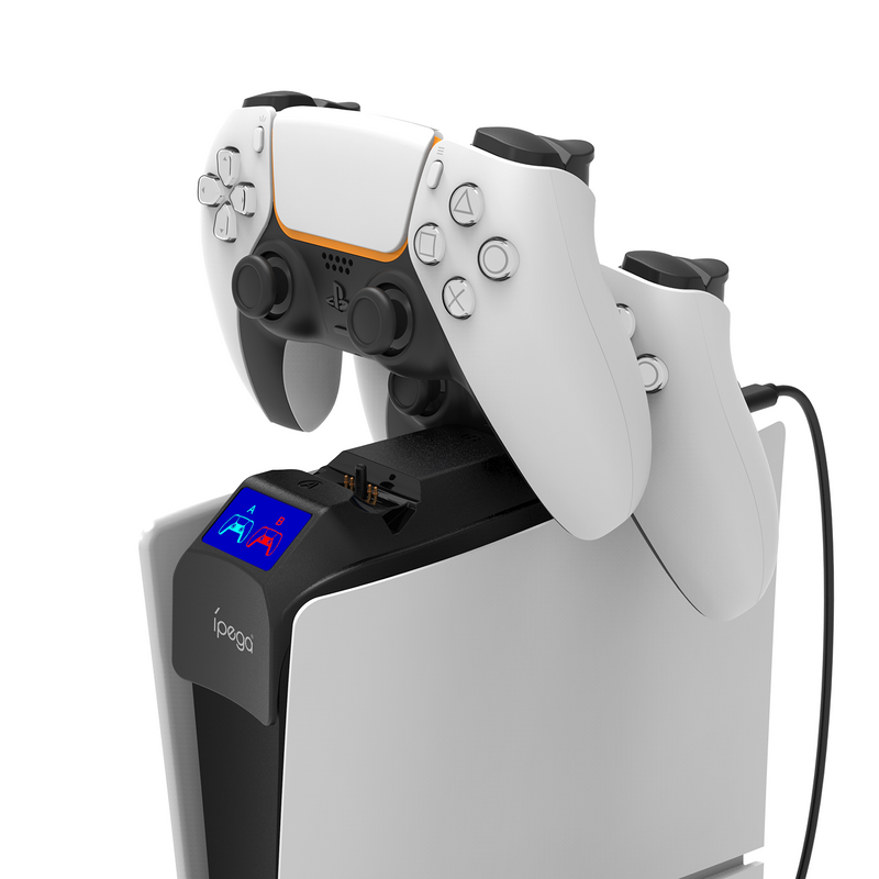 Chargez l&#39;image dans la visionneuse de la galerie, SONY PlayStation PS5 Slim - Rainbow Bridge DualSense Controller Charging Dock Station - Polar Tech Australia
