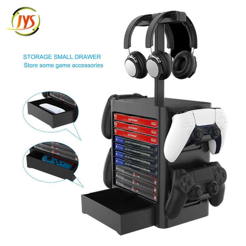 Chargez l&#39;image dans la visionneuse de la galerie, Xbox Wireless Controller Game Disc Storage Box Headphone Holder Stand - Polar Tech Australia
