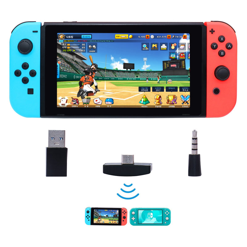 Chargez l&#39;image dans la visionneuse de la galerie, Nintendo Switch Lite PS4 PS5 PC Phone Audio Bluetooth 5.0 Adapter Converter  Bluetooth Speaker Headset Earphone - Polar Tech Australia
