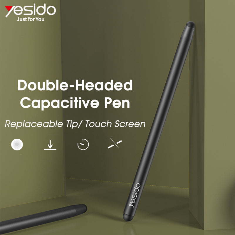 Chargez l&#39;image dans la visionneuse de la galerie, [ST01] Yesido Universal Double-Headed Passive Capacitive Touch Screen Stylus Pen - Polar Tech Australia
