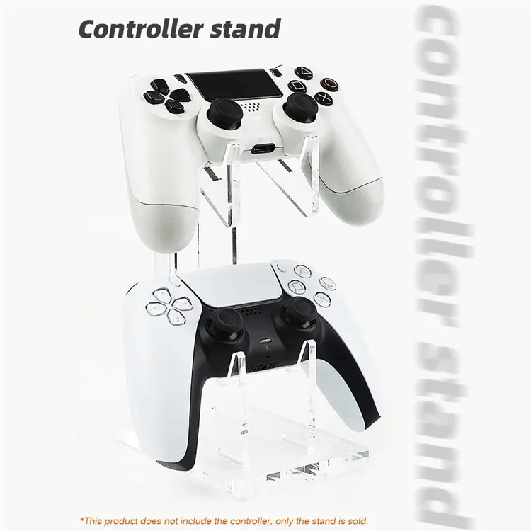 Cargue la imagen en el visor de la galería, PS4 / Xbox One / Switch Game Controller Holder Desktop Gamepad Storage Holder - Transparent - Polar Tech Australia
