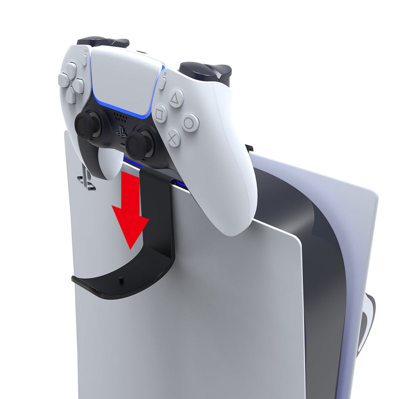 Cargue la imagen en el visor de la galería, Sony Playstation PS5 P5 - Game Controller &amp; Headset Headphone Holder Combo Hook - Polar Tech Australia
