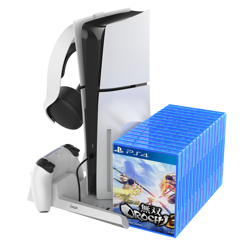 Cargue la imagen en el visor de la galería, Sony PlayStation PS5 &amp; P5 Slim - All-in-one Multifunctional Dock Charger Station Holder - Polar Tech Australia
