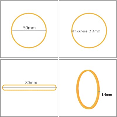 Cargue la imagen en el visor de la galería, [400PCS][50MM Diameter][80MM Length]Size 19 Rubber Bands Yellow - Polar Tech Australia
