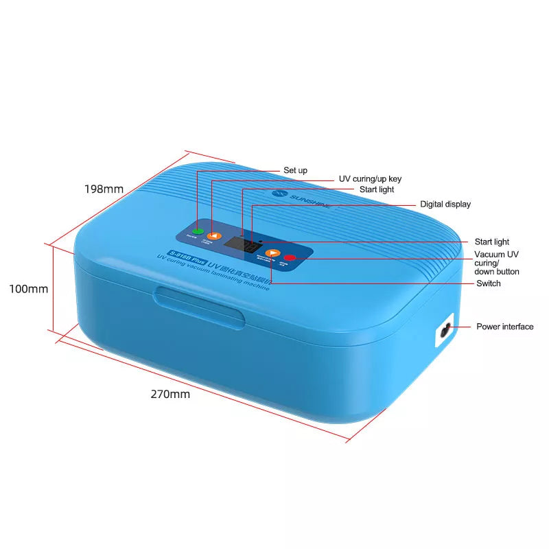 Chargez l&#39;image dans la visionneuse de la galerie, [S-918B Plus][AU Plug] SUNSHINE Lighweigt High Power 2 in 1 UV Curing &amp;  Lamp Light Box - Polar Tech Australia
