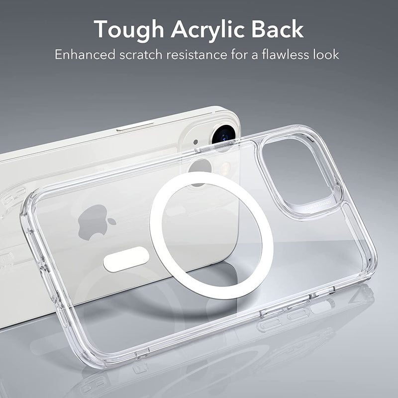 Cargue la imagen en el visor de la galería, [MagSafe Compatible] Apple iPhone 14/14 Plus/14 Pro/Max Magnetic Transparent Clear Case Cover - Polar Tech Australia
