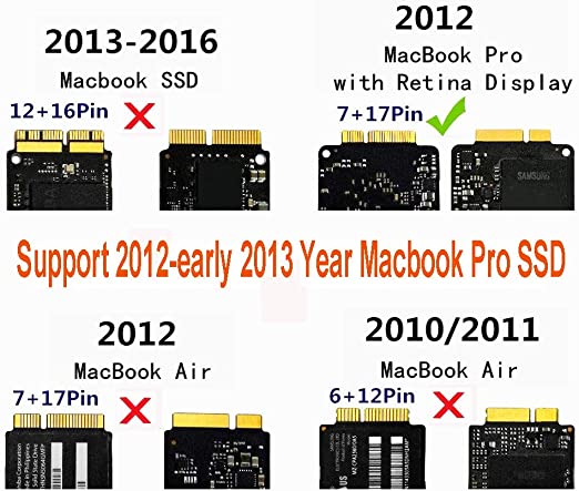 Cargue la imagen en el visor de la galería, M.2 NGFF SATA to SSD for MacBook Air A1465 A1466 (2012 Year ONLY) Adapter - Polar Tech Australia
