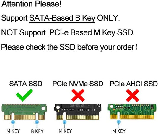 M.2 NGFF SATA to SSD for MacBook Air A1465 A1466 (2012 Year ONLY) Adapter - Polar Tech Australia